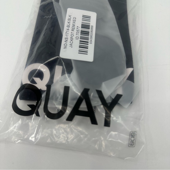 Quay | Jackpot Remixed Black Polarized Sunglasses New - Picture 4 of 12